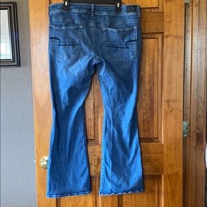 American Eagle kick boot super stretch jeans 18